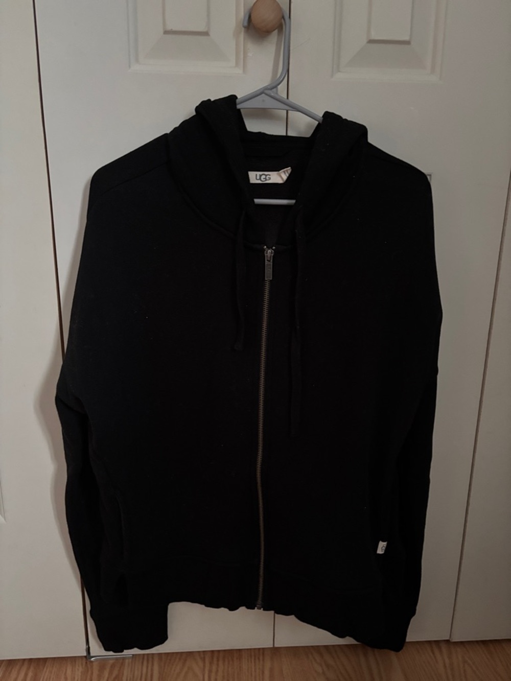 UGG Black Zip Hoodie with Hood